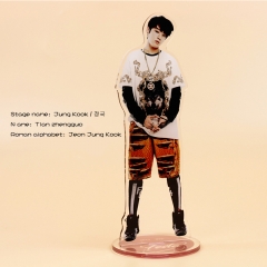 Korean Star KPOP BTS BTS Bulletproof Boy Scouts Cartoon Acrylic Figure Cute Plate Standing Holder