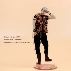 Korean Star KPOP BTS BTS Bulletproof Boy Scouts Cartoon Acrylic Figure Cute Plate Standing Holder