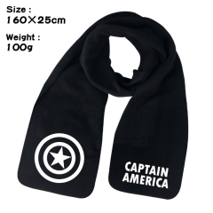 Captain America Cosplay Cartoon For Winter Hat Warm Decoration Scarf