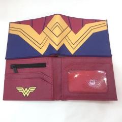 Wonder Woman Movie Cosplay Wallets PU Leather Coin Purse Bifold Anime Wallet