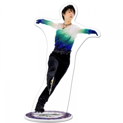 Yuzuru Hanyu Cartoon Acrylic Figure Cute Plate Standing Holder