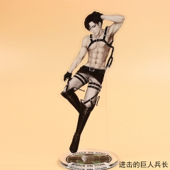 Attack On Titan Acrylic Figure Cute Plate Standing Holder
