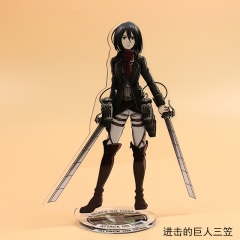Attack On Titan Acrylic Figure Cute Plate Standing Holder
