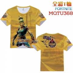 Fortnite Cosplay Cartoon Print Anime Short Sleeves Style Round Neck Comfortable T Shirts