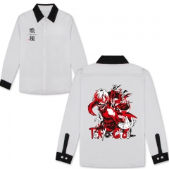 5Colors Tokyo Ghoul Cosplay Cartoon Print Anime Long Sleeves Style Comfortable T Shirts