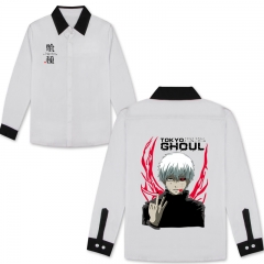 5Colors Tokyo Ghoul Cosplay Cartoon Print Anime Long Sleeves Style Comfortable T Shirts