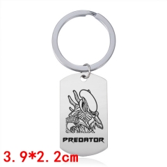 Alien vs Predator Movie Key Ring Stainless Steel Anime Alloy Keychain