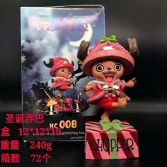 One Piece Christmas Style Chopper Cartoon Collection Cospaly Model Toy Statue Anime PVC Figure
