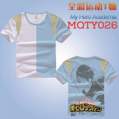 Boku no Hero Academia / My Hero Academia Cosplay Cartoon Print Anime Short Sleeves Style Round Neck Comfortable T Shirts