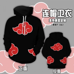 Naruto Fashion Cosplay Cartoon Print Anime Sweater Hooded Hoodie