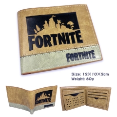 Fortnite Game Bifold Coin Purse Anime PU Leather Short Wallet