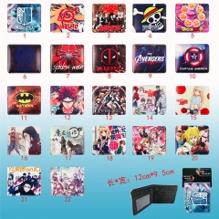 22 Designs Dragon Ball Z Cartoon Cosplay Color Printing Purse Anime Short Wallet