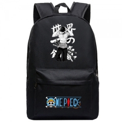 One Piece Cosplay High Quality Anime Backpack Bag Black Travel Bags