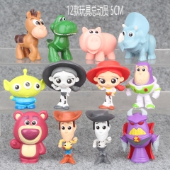 Toy Story Cartoon Collection Toys Statue Anime PVC Figure (12pcs/set)