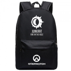 Overwatch Cosplay High Quality Anime Backpack Bag Black Travel Bags