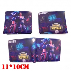 Fortnite Game Cartoon Coin Purse PU Leather Bifold Anime Short Wallet