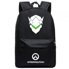 Overwatch Cosplay High Quality Anime Backpack Bag Black Travel Bags