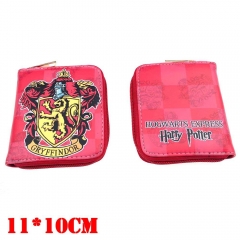 Harry Potter Movie Cartoon Coin Purse PU Leather Zipper Anime Short Wallet