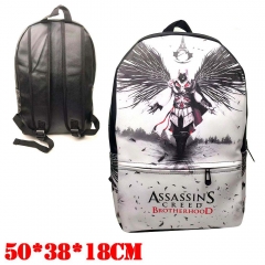 Assassin's Creed Cosplay School Bags High Capacity Anime Backpack Bag