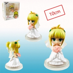 Fate Stay Night Saber Wedding Cartoon Cosplay Collection Toys Plastic Anime Figure