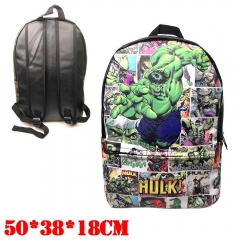 Marvel Comics The Hulk Movie Cosplay School Bags High Capacity Anime Backpack Bag