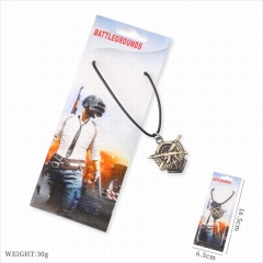 Playerunknown's Battlegrounds Game Pendant Necklace PUBG Stainless Steel Anime Necklaces