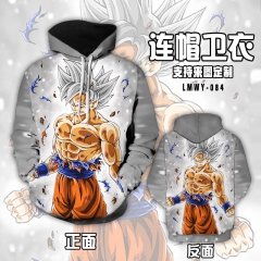 Dragon Ball Z Cartoon Hooded Hoodie Fashion Cosplay Print Anime Sweater Hooded Hoodie