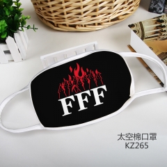 FFF Cosplay Cartoon Mask Space Cotton Anime Print Mask