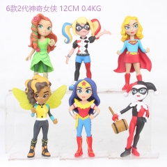Wonder Woman Movie Cosplay Cartoon Collection Toys Statue Anime PVC Figure (6pcs/set)