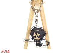 Bleach Kuchiki Rukia Cartoon Pendant Keychain Kawaii Acrylic Keyring