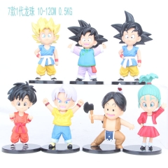 Dragon Ball Z Cosplay Cartoon Collection Toys Statue Anime PVC Figure (7pcs/set)