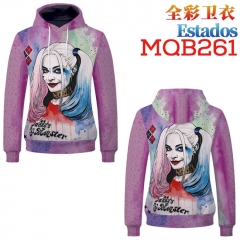 Suicide Squad Fashion Cosplay Anime Sweater Hooded Pullover Hoodie