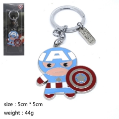 Captain America Cosplay Cute Hot Movie Decoration Pendant Anime Keychain