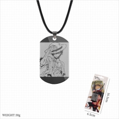 One Piece Luffy Cosplay Cartoon Pendant Stainless Steel Anime Necklace