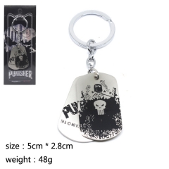 The Punisher Cosplay Cute Hot Movie Decoration Pendant Anime Keychain