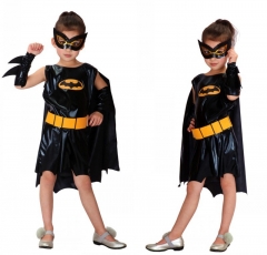 Marvel Hero Batman Cosplay Kids Anime Costume Dress For Girls