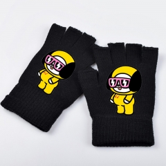 K-POP BTS Bulletproof Boy Scouts Kawaii Women Gloves Winter Half Gloves