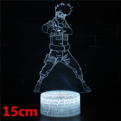 Naruto Cartoon 3D LED Nightlight Seven Colors Change Touch Anime Acrylic Standing Plates
