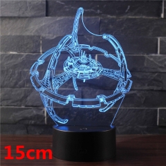 Star Wars 3D LED Nightlight Seven Colors Change Touch Anime Acrylic Standing Plates