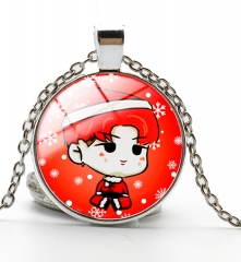 K-POP BTS Bulletproof Boy Scouts Christmas Kawaii Necklace Decoration Necklace