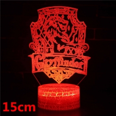 Harry Potter Movie 3D LED Nightlight Seven Colors Change Touch Anime Acrylic Standing Plates