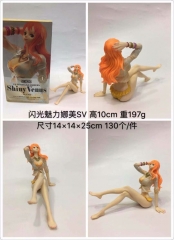One Piece Nami Shiny Venus Version Movie Model Toys Statue Anime PVC Figure 10cm