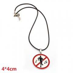 Fortnite Game Cosplay Cartoon Pendant Anime Alloy Necklace