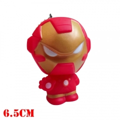Marvel Comics Iron Man Movie Cosplay Cartoon Cute Decoration PVC Anime Keychain