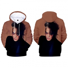 For Adult K-POP EXO  Cosplay Korean Star 3D Print Casual Christmas Style Hooded Anime Hoodie