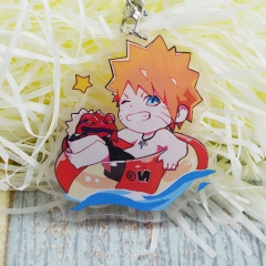 Naruto Cosplay Japanese Character Cartoon Cute Keyring Acrylic Anime Keychain