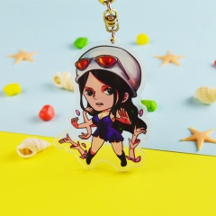 One Piece Cosplay Japanese Character Cartoon Cute Keyring Acrylic Anime Keychain