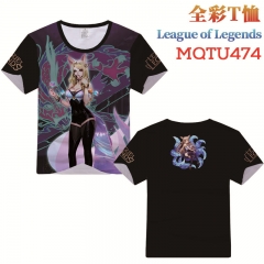 Game League Of Legends Short Sleeves T shirts Cartoon Tshirts