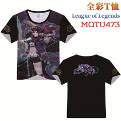 Game League Of Legends Short Sleeves T shirts Cartoon Tshirts