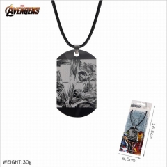The Avengers Hulk Stainless Steel Military Plate Cosplay Necklace